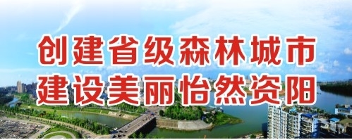 超大鸡巴操小穴被日得喷水创建省级森林城市 建设美丽怡然资阳